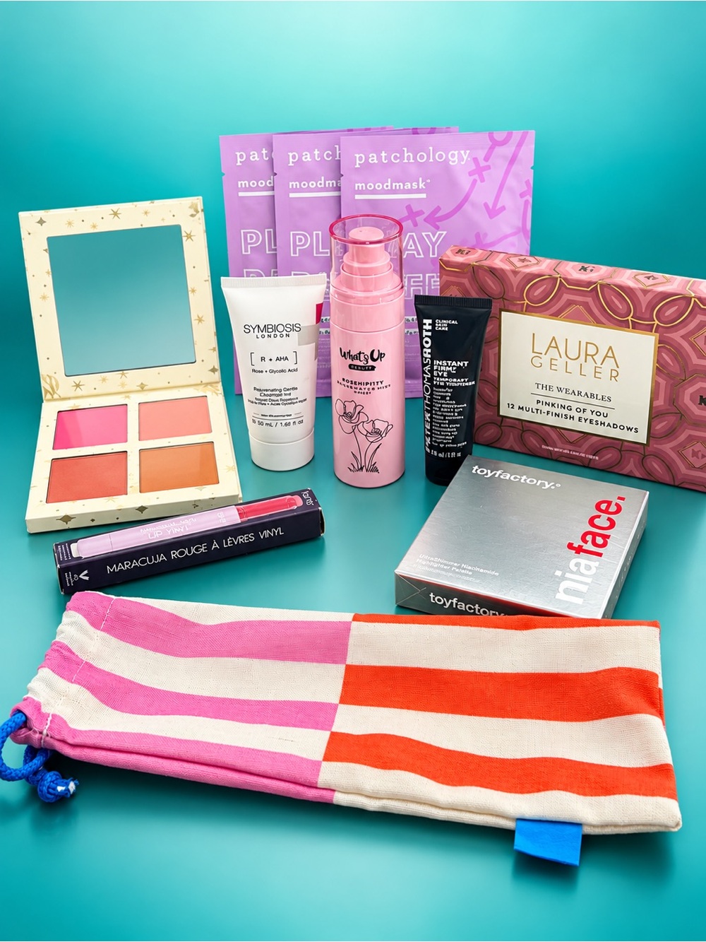Laura Geller Pink/Mauve Eyeshadow Palette, Peter Thomas Roth Skincare